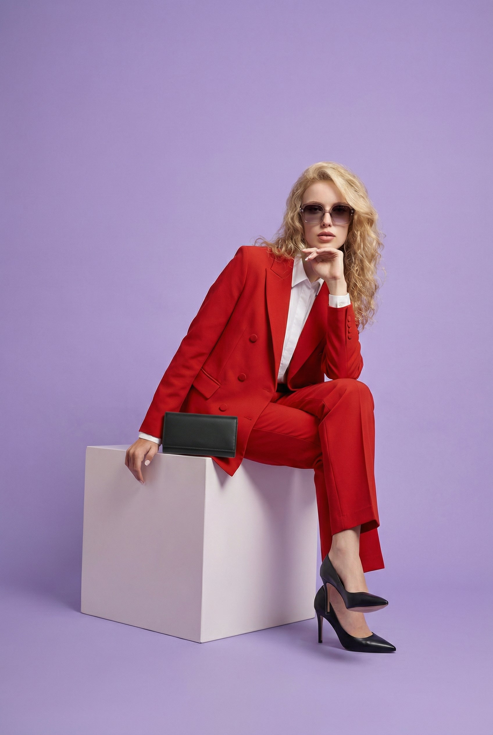Red Women’s Suits
