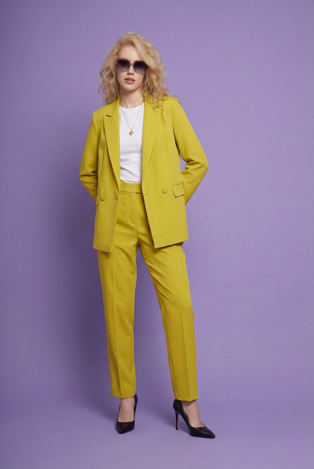 Mustard Yellow Women’s Suits