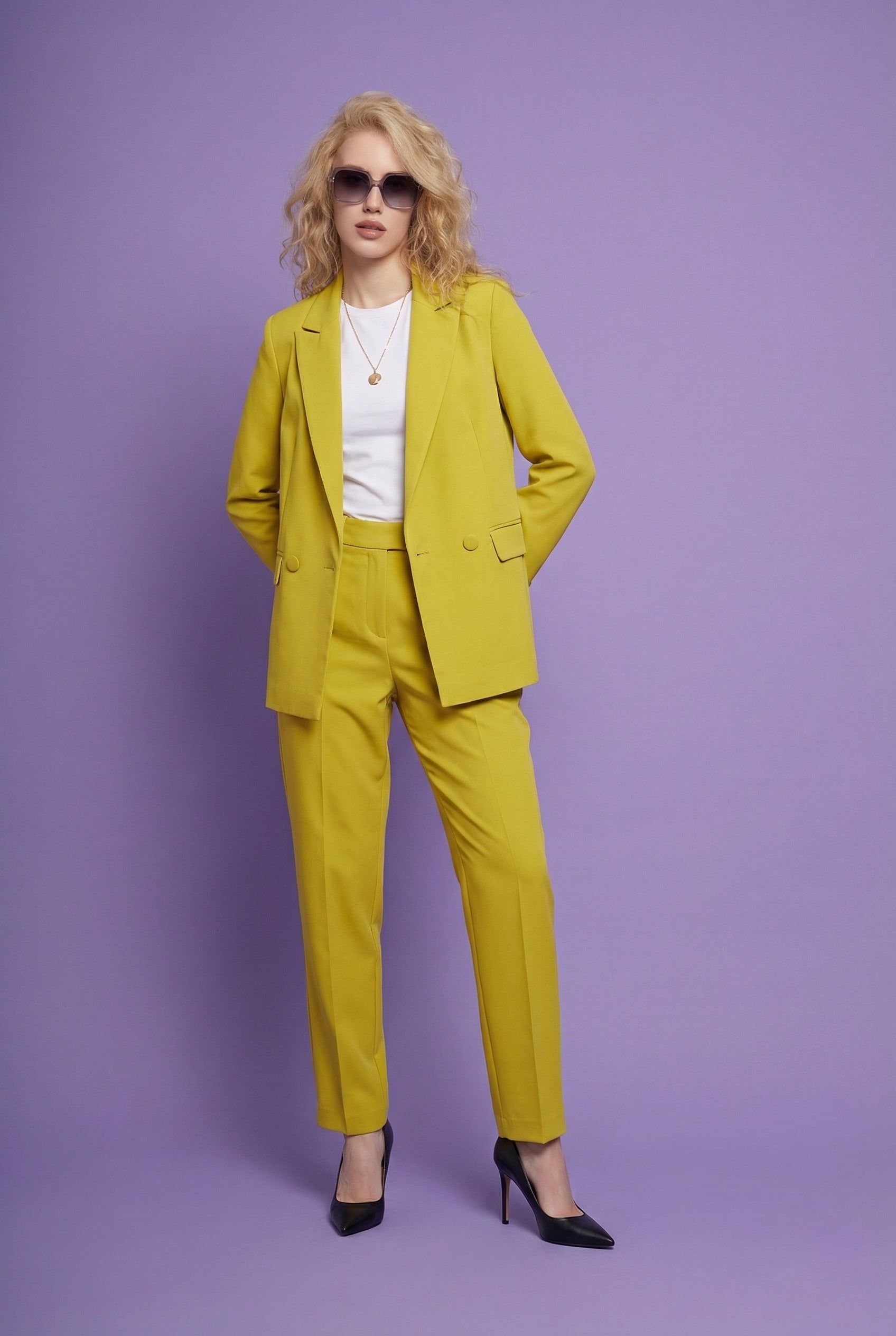 Mustard Yellow Women’s Suits