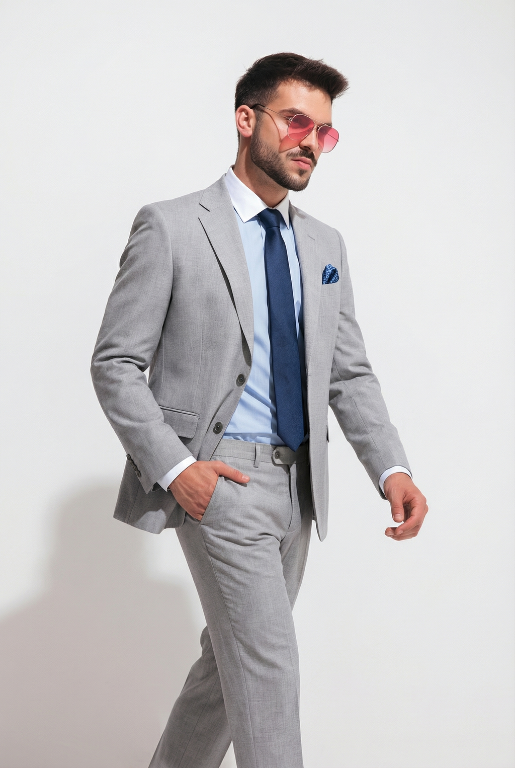 GREY SUIT