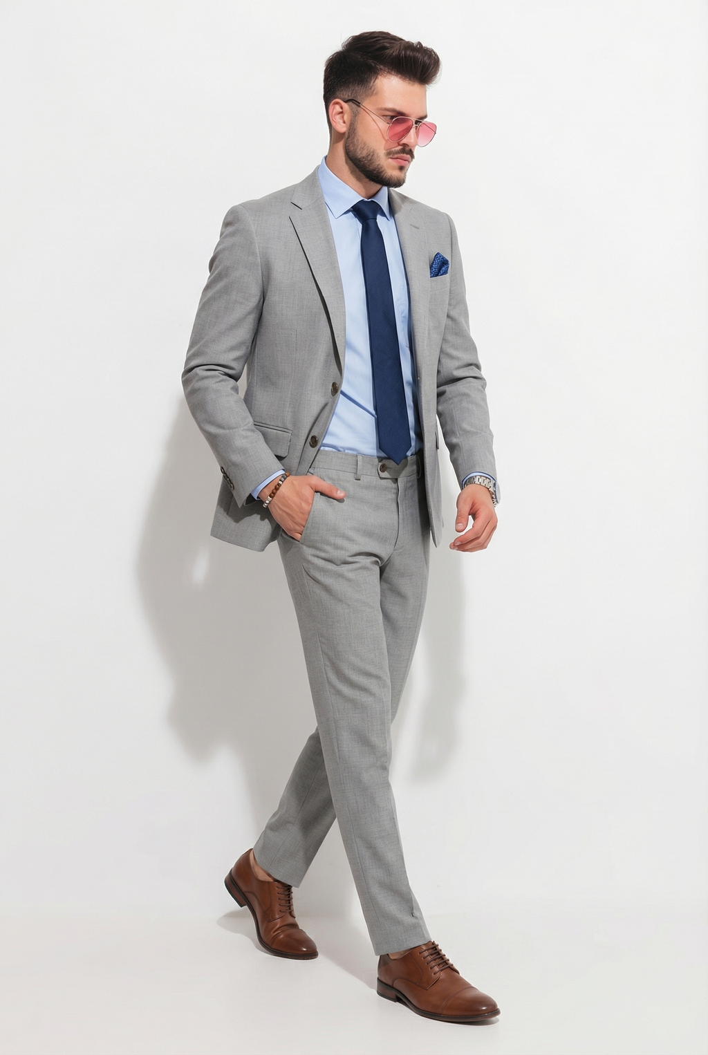 GREY SUIT