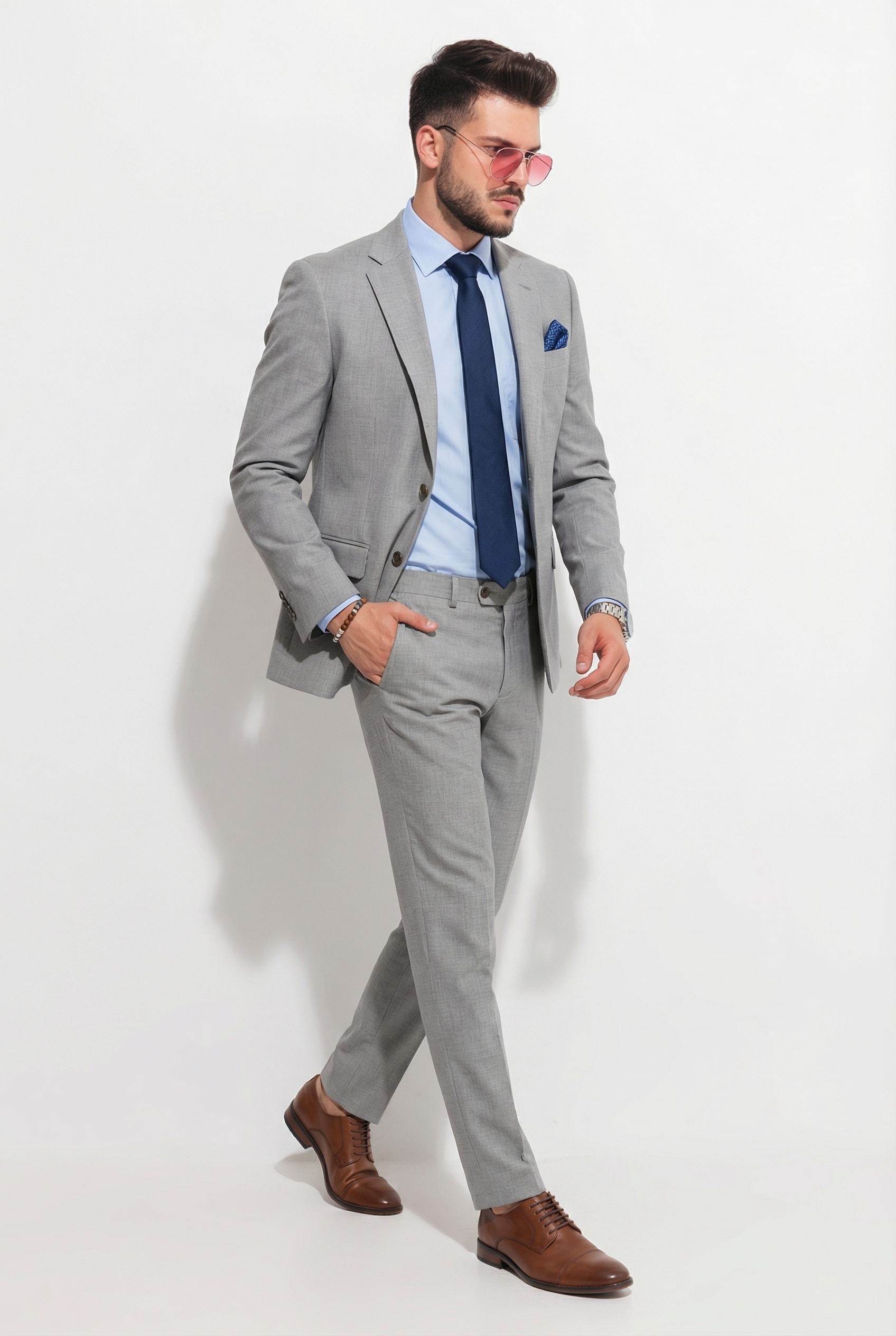 GREY SUIT