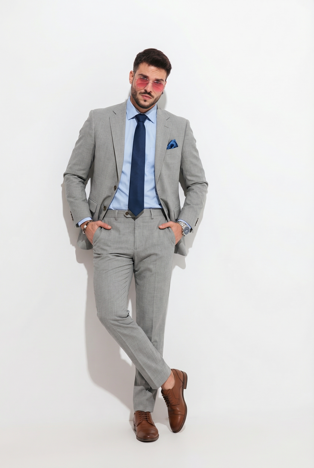 GREY SUIT