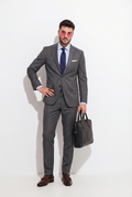GREY SUIT
