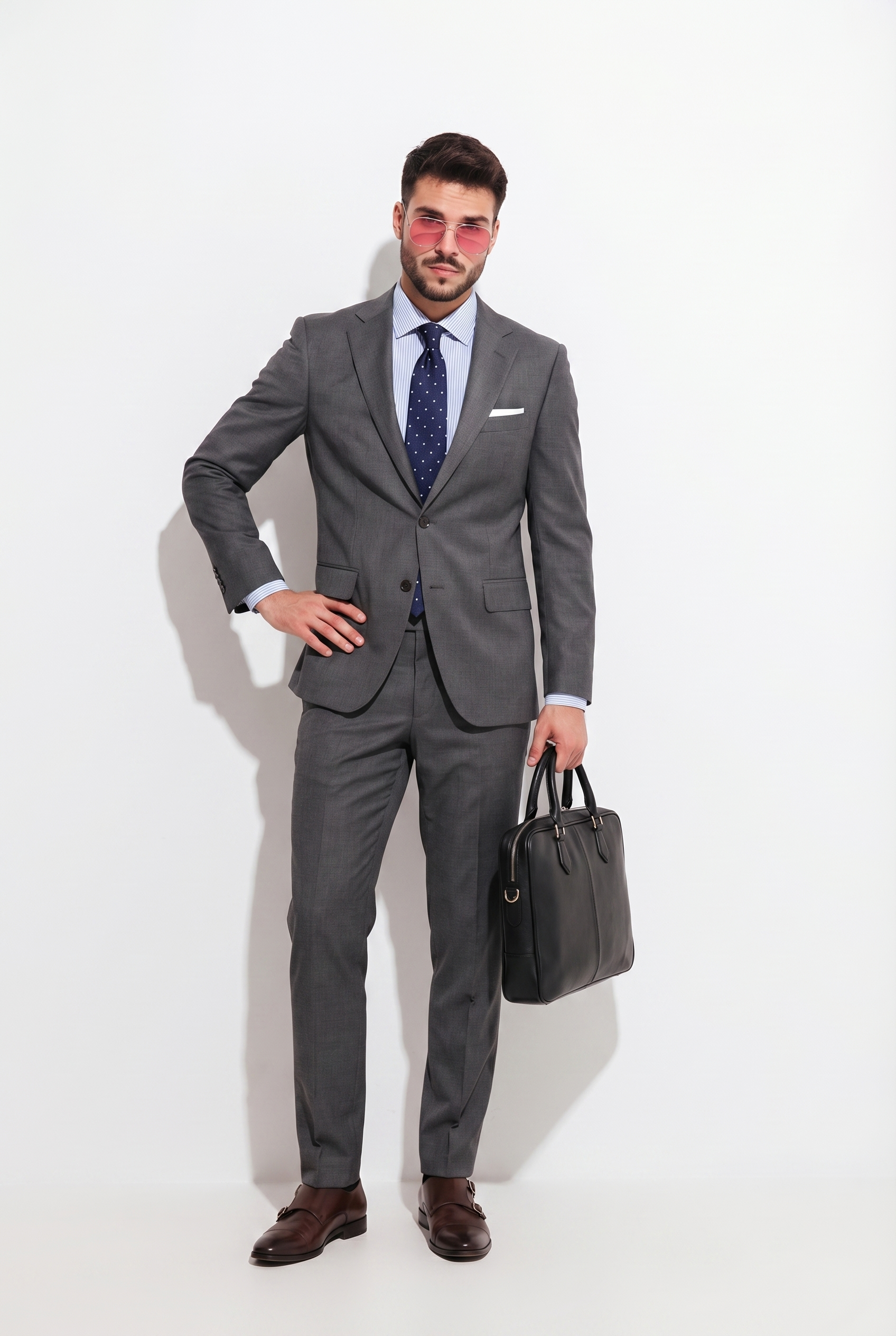 GREY SUIT