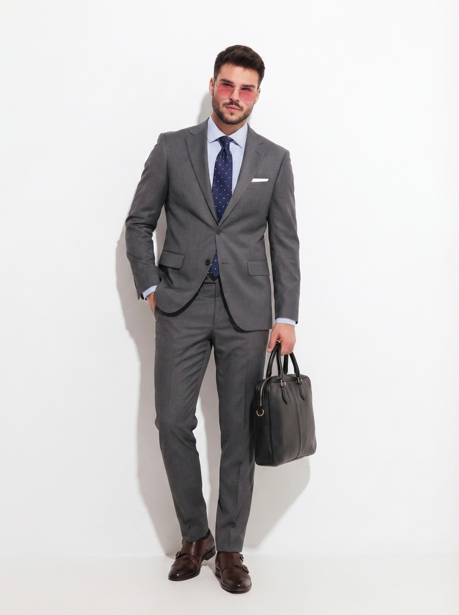 GREY SUIT