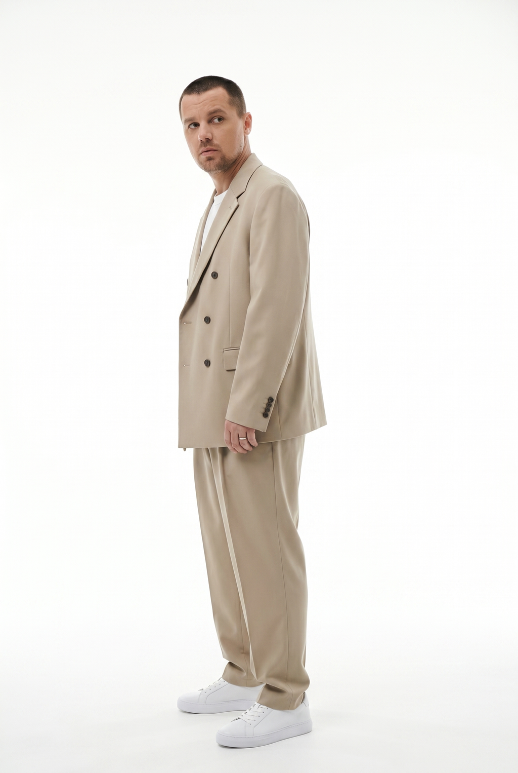 OVERSIZE SUIT BEIGE