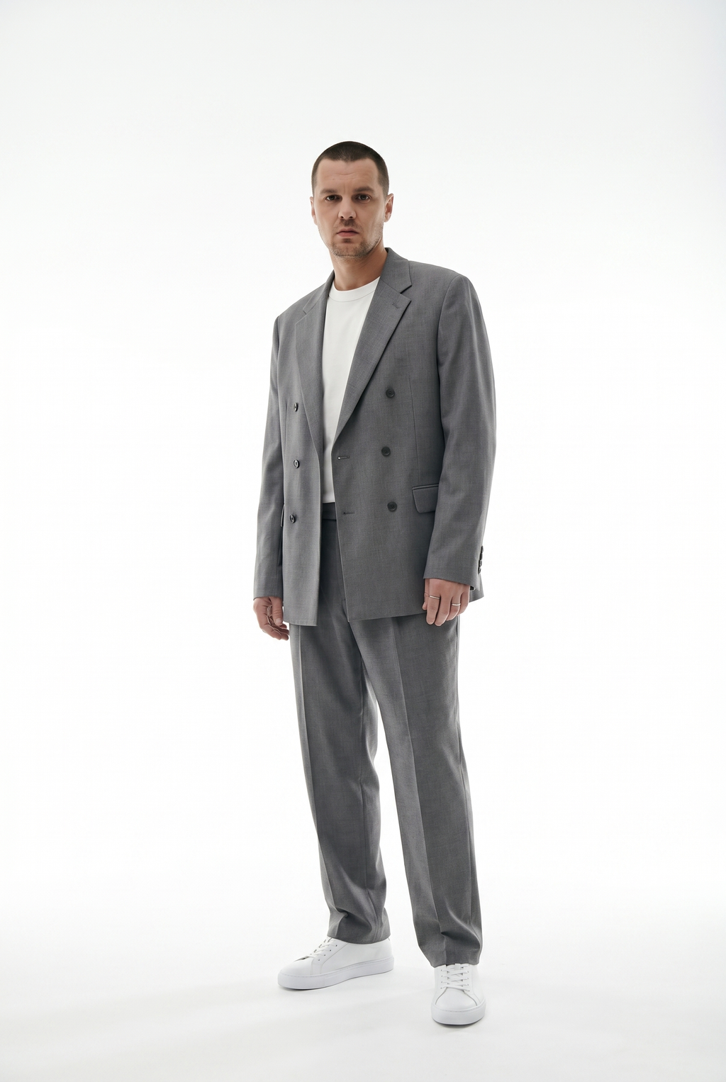 OVERSIZE SUIT GREY