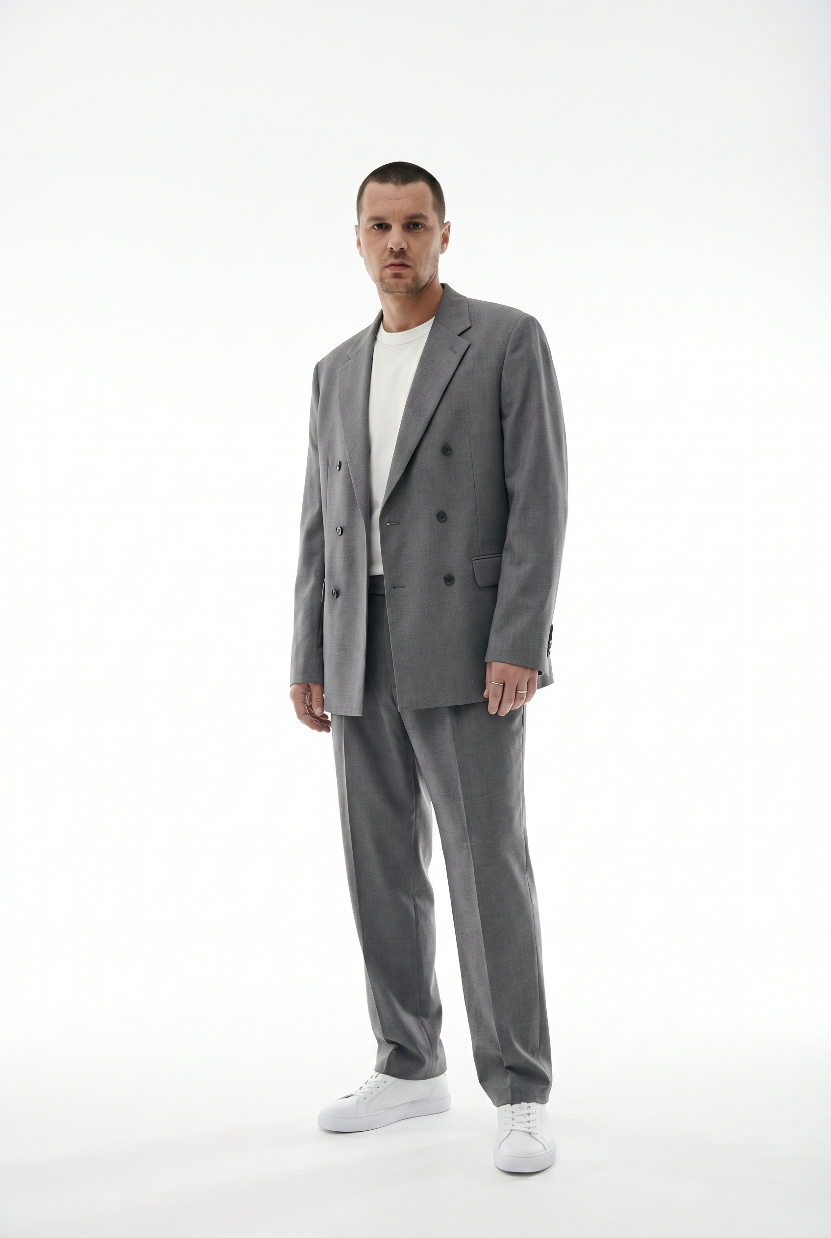 OVERSIZE SUIT GREY