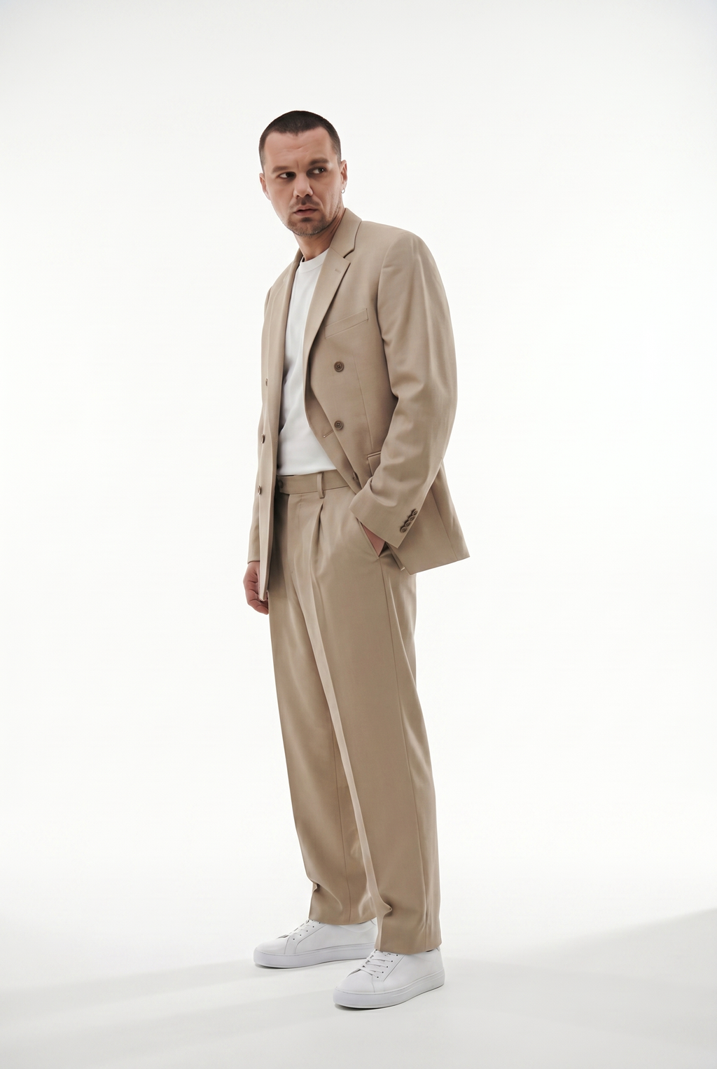 OVERSIZE SUIT BEIGE