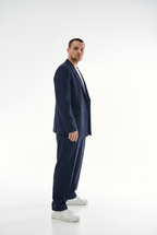 OVERSIZE SUIT NAVY