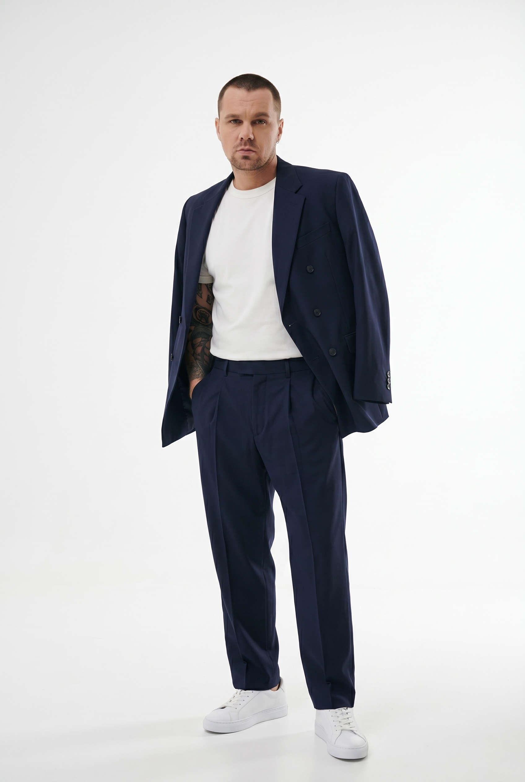 OVERSIZE SUIT NAVY
