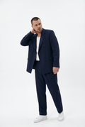 OVERSIZE SUIT NAVY