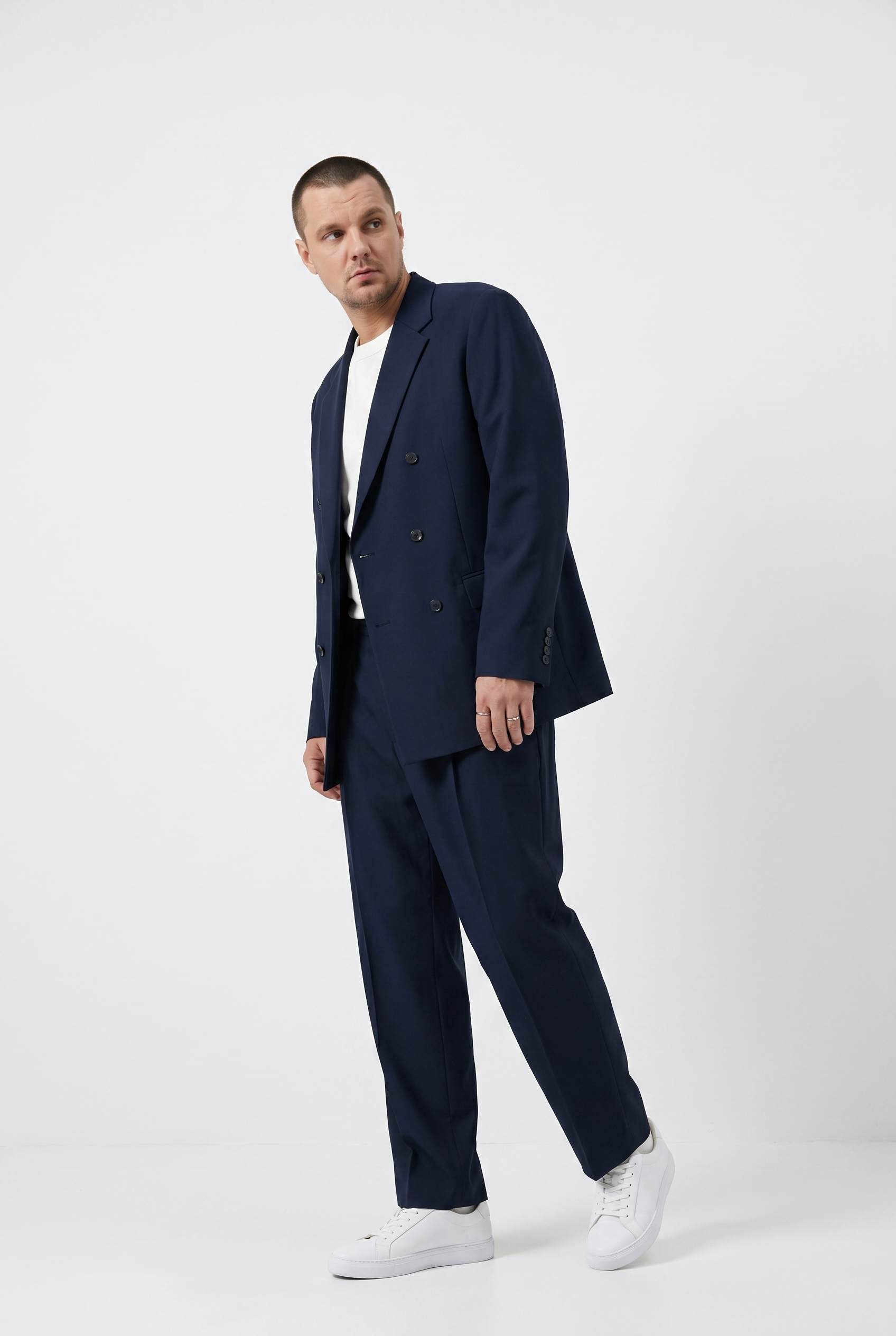 OVERSIZE SUIT NAVY