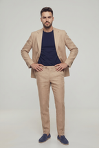 LINEN SUIT BEIGE