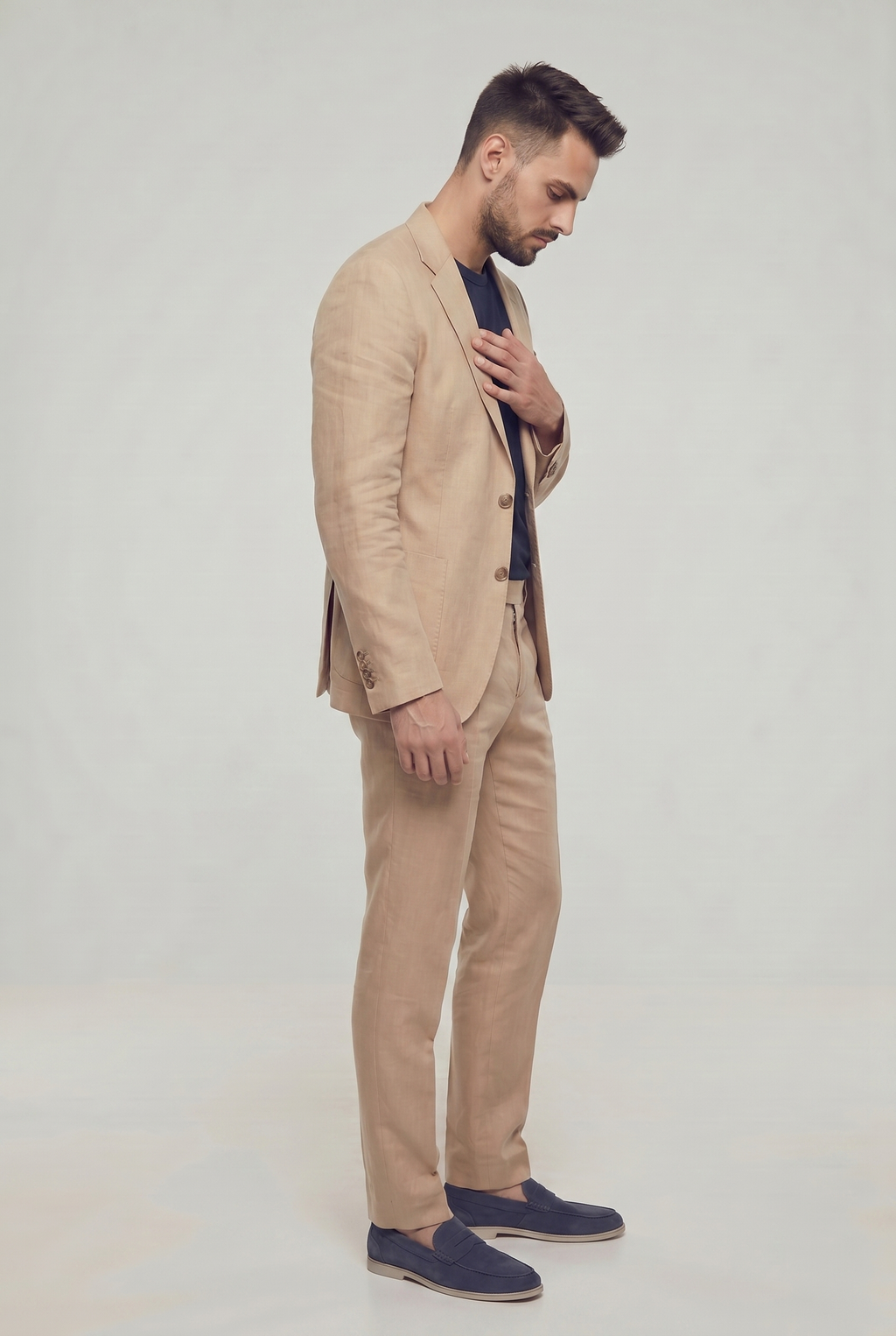 LINEN SUIT BEIGE