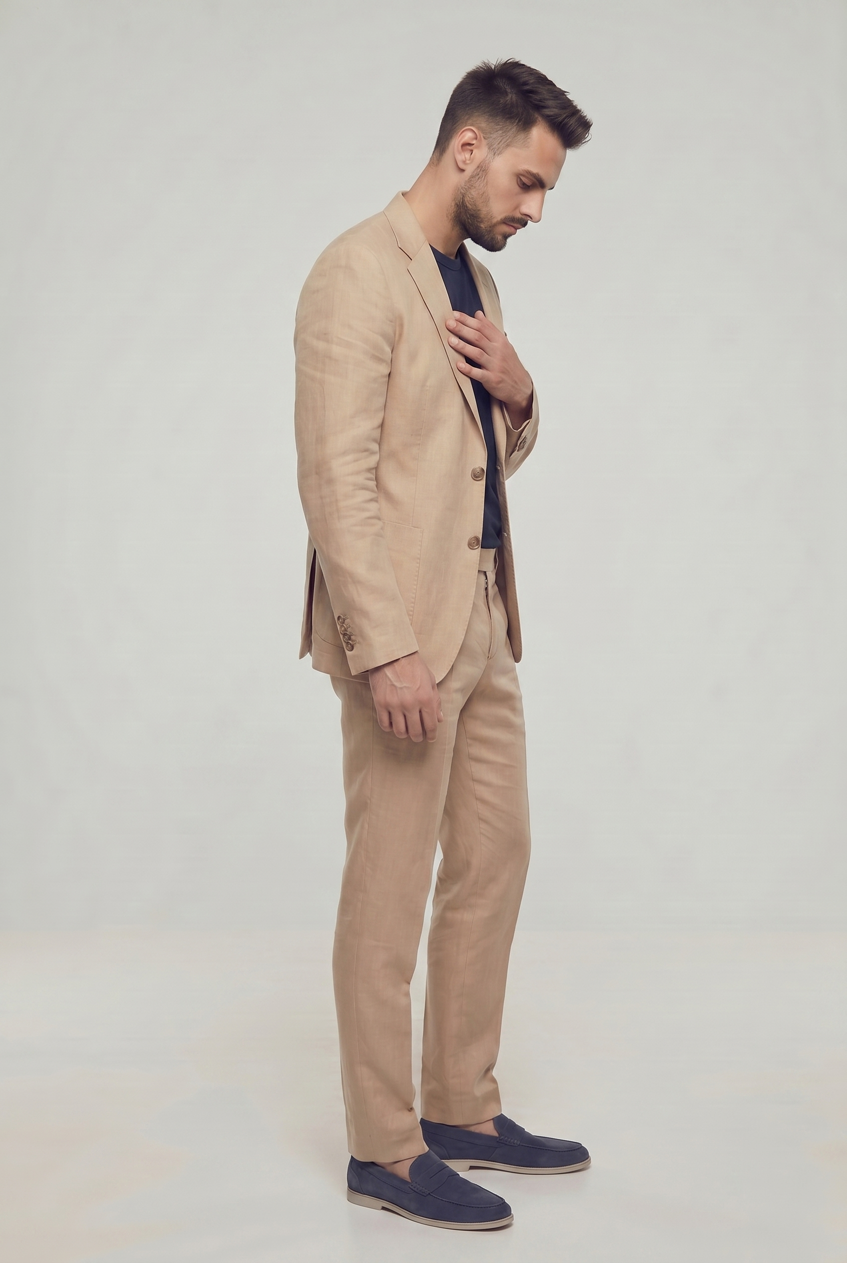 LINEN SUIT BEIGE