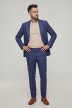 LINEN SUIT NAVY