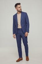 LINEN SUIT NAVY