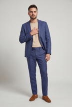 LINEN SUIT NAVY