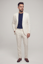 LINEN SUIT IVORY