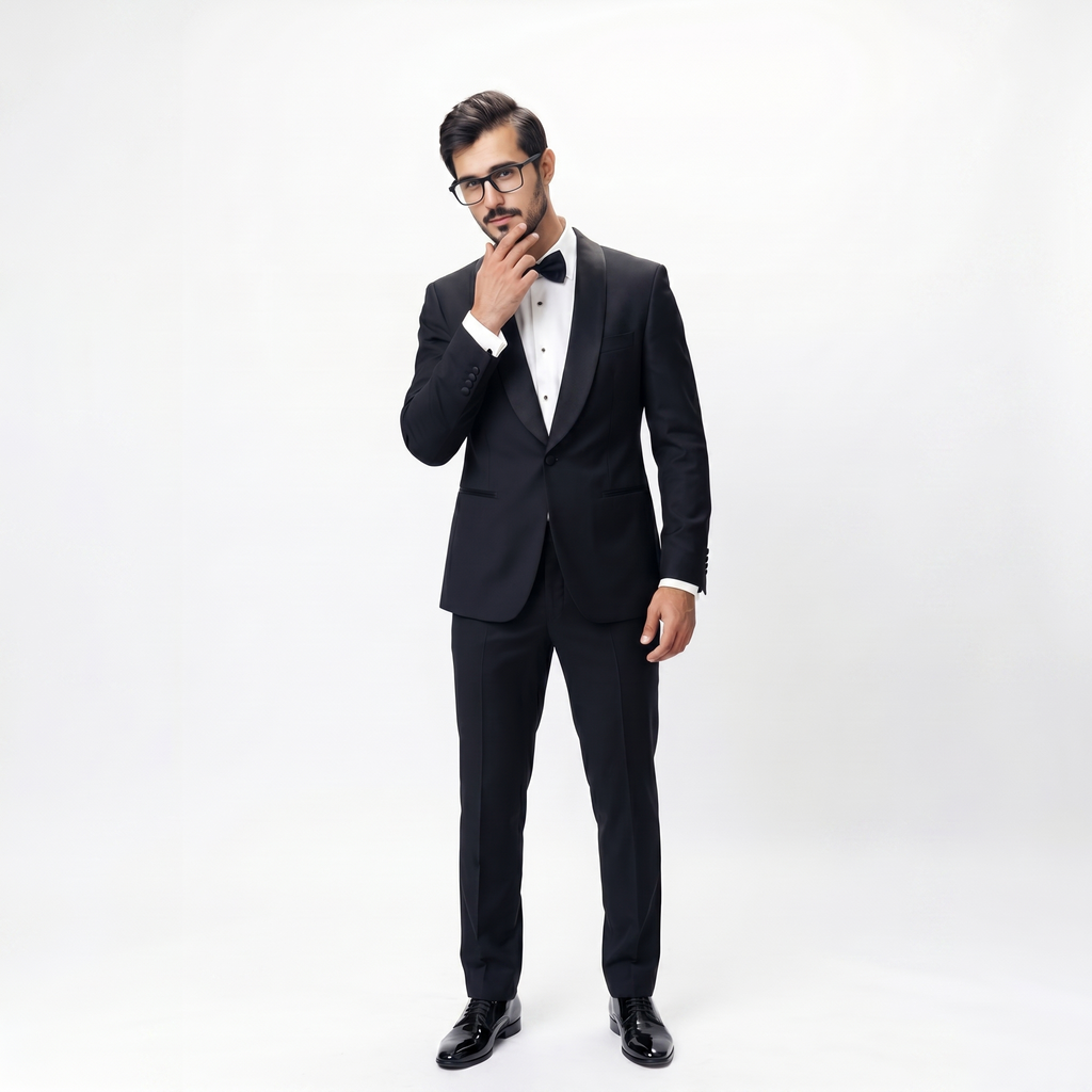TUX. SUIT SHAWL LAPEL
