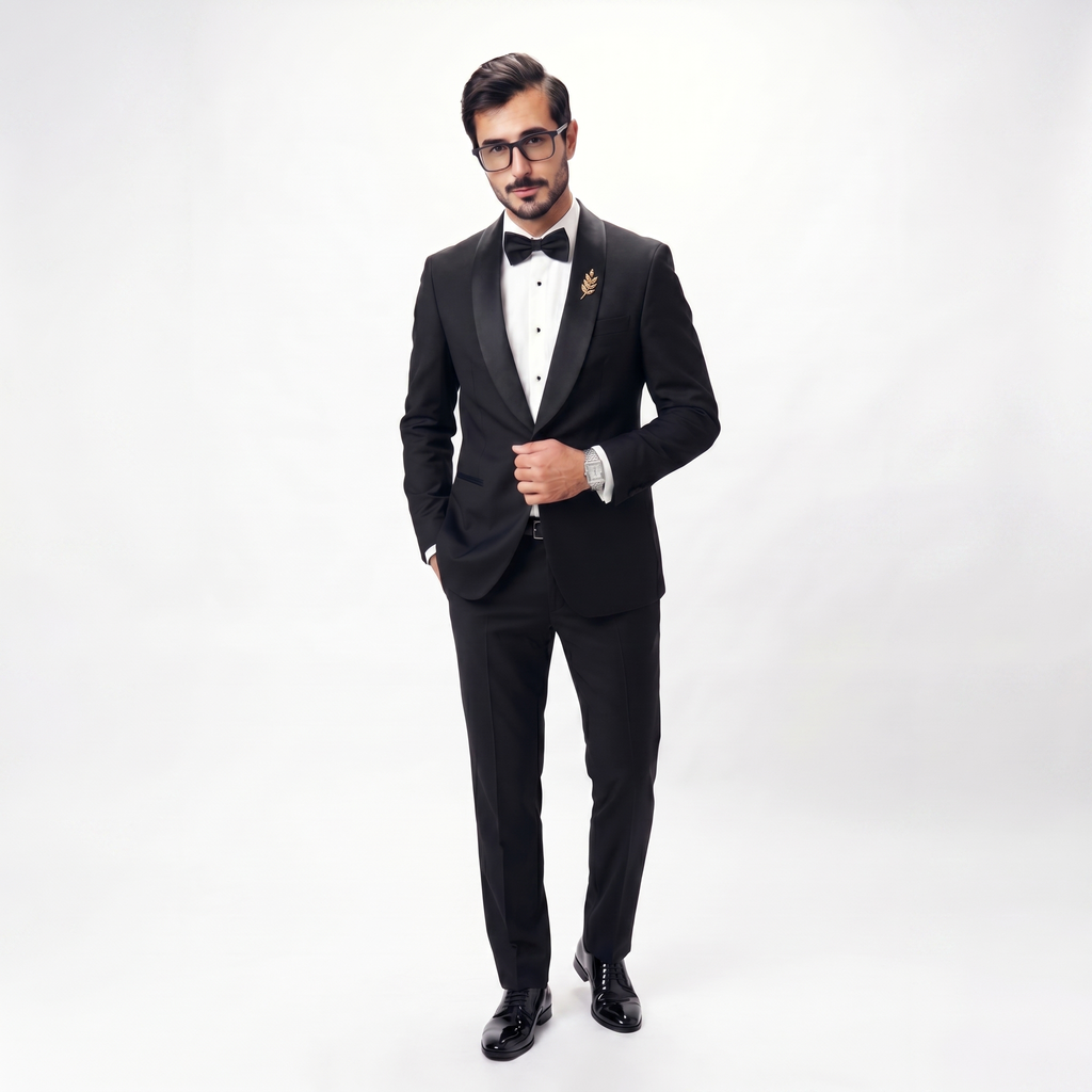 TUX. SUIT SHAWL LAPEL