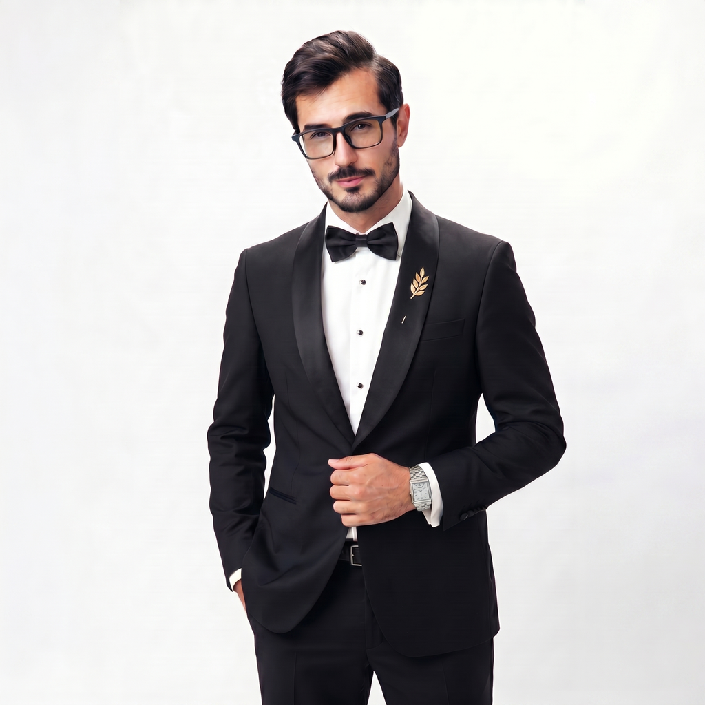 TUX. SUIT SHAWL LAPEL