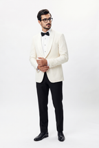 TUX. SUIT OFF WHITE
