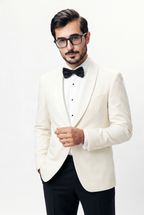 TUX. SUIT OFF WHITE