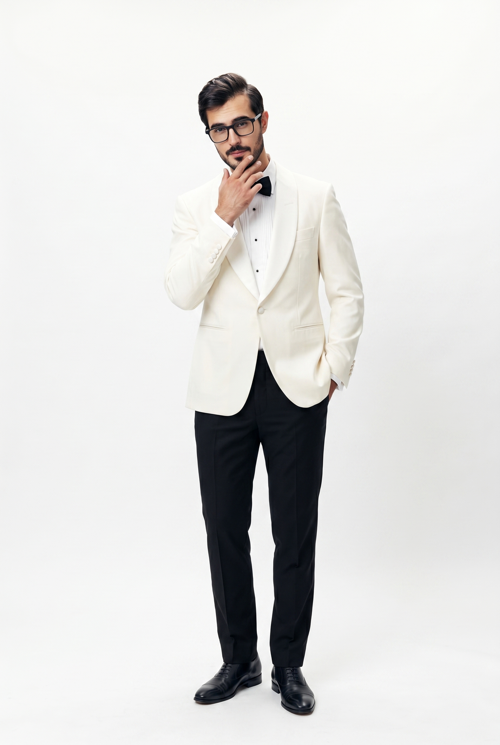 TUX. SUIT OFF WHITE