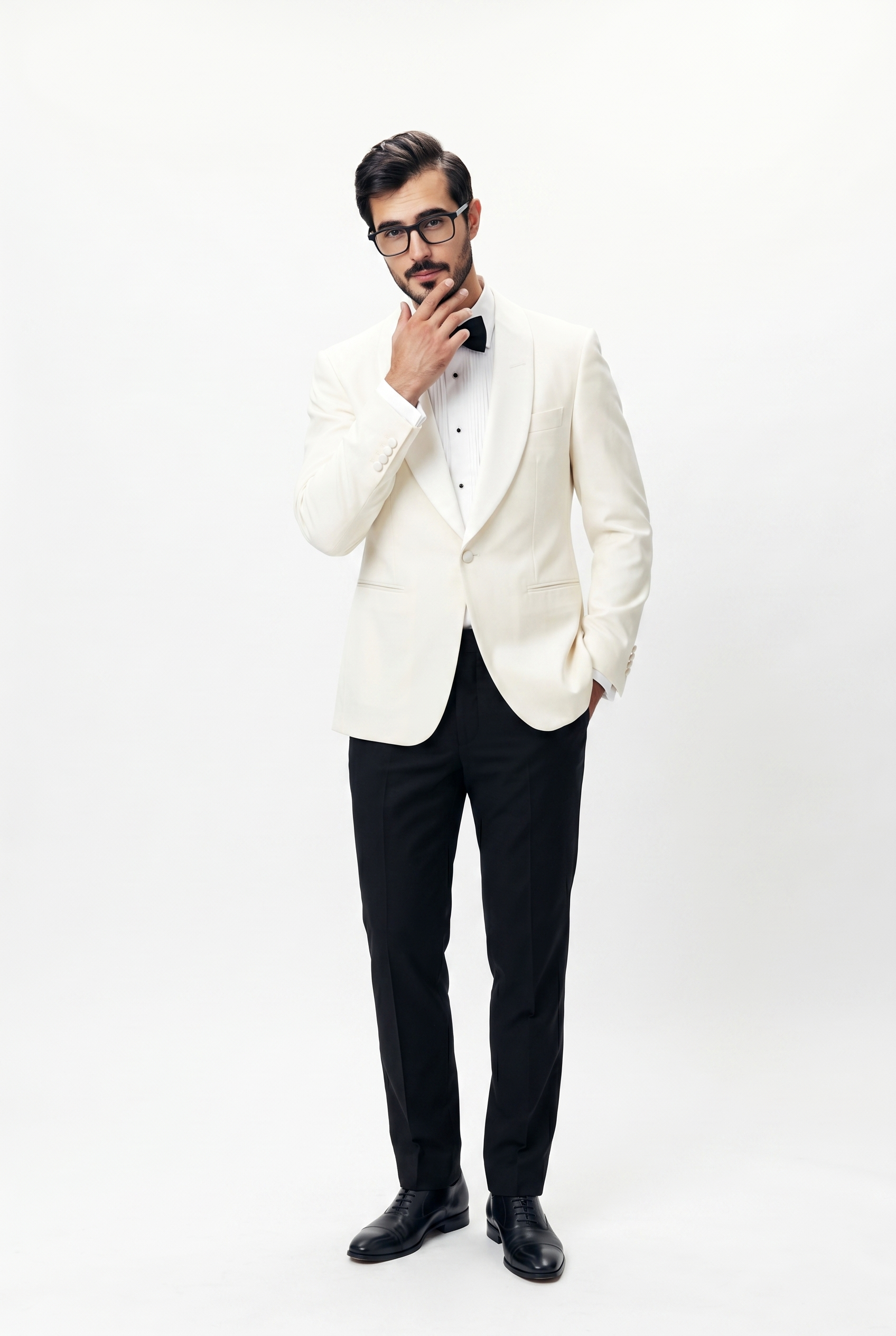 TUX. SUIT OFF WHITE
