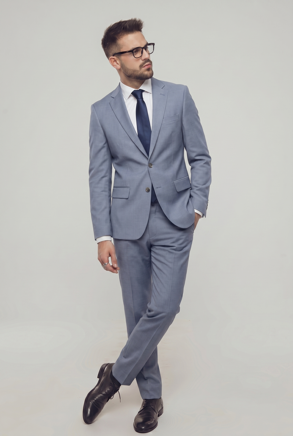 DUSTRY BLUE SUIT