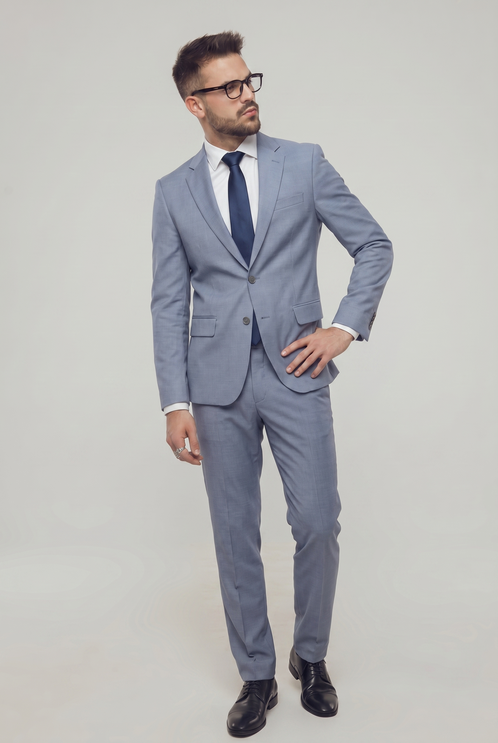 DUSTRY BLUE SUIT