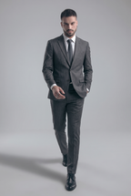 GREY PINSTRIPE SUIT